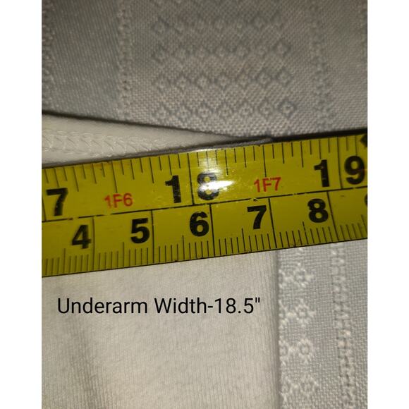 New York & Company Tank Camisole White Top L Silver Lace Adjustable Straps NWT - Picture 13 of 13